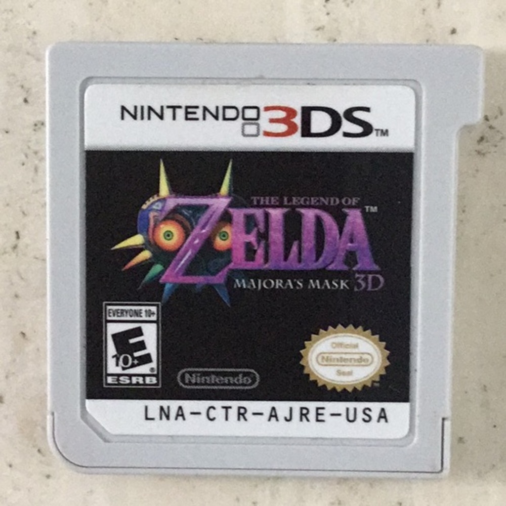 The Legend Of Zelda Majora’s Mask 3D Nintendo 3DS Game Authentic Complete - Picture 5 of 15